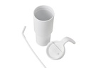 FORZA 360 - Hans Larsen Recycled Stainless Steel/PP Tumbler with 360 Branding - White