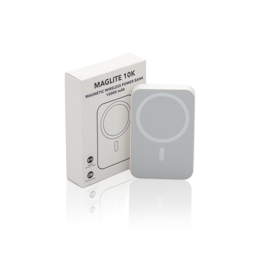 Maglite 10K - 10000 mAh Magnetic Wireless Power Bank - White 