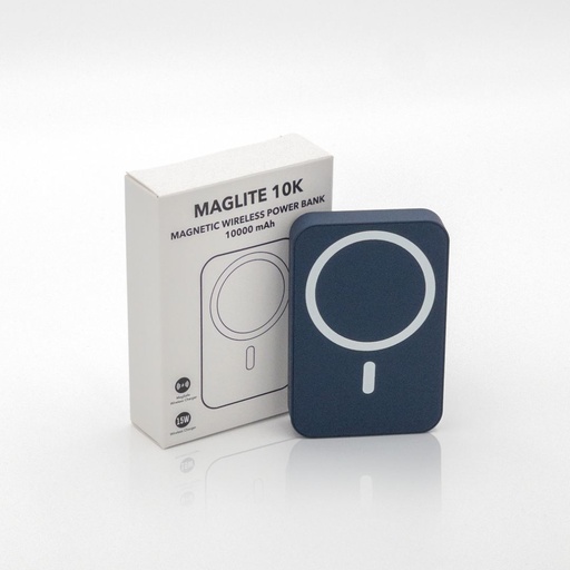 Maglite 10K - 10000 mAh Magnetic Wireless Power Bank - Navy Blue 
